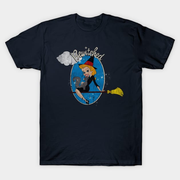 Bewitched and Cat T-Shirt by Unfluid